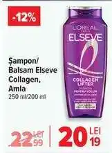 Carrefour Șampon/Balsam Elseve Collagen, Amla Ofertă
