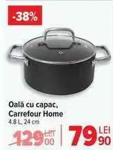 Carrefour Oală cu capac, Carrefour Home Ofertă