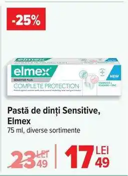 Carrefour Pastă de dinți Sensitive, Elmex Ofertă