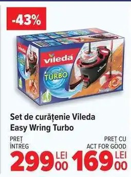 Carrefour Set de curățenie Vileda Easy Wring Turbo Ofertă
