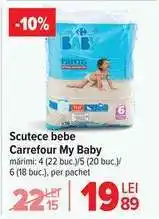 Carrefour Scutece bebe, Carrefour my Baby Ofertă