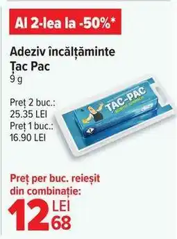 Carrefour Adeziv încălțăminte Țac-Pac Ofertă