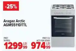 Carrefour Aragaz Arctic AGM5511DTTL Ofertă