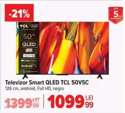 Carrefour Televizor Smart QLED TCL 50V5C Ofertă