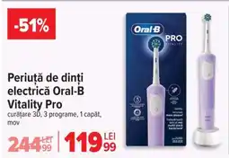 Carrefour Periuță de dinți electrică Oral-B Vitality Pro Ofertă