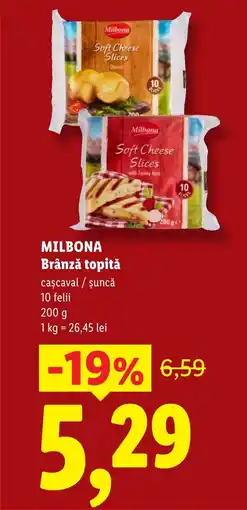Lidl MILBONA Brânză topită Ofertă