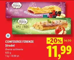 Lidl CONFISERIE FIRENZE Ştrudel Ofertă