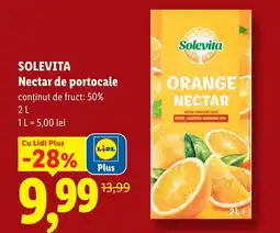 Lidl SOLEVITA Nectar de portocale Ofertă