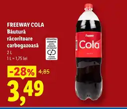 Lidl FREEWAY COLA Băutură răcoritoare carbogazoasă Ofertă