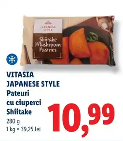 Lidl VITASIA JAPANESE STYLE Pateuri cu ciuperci Shiitake Ofertă