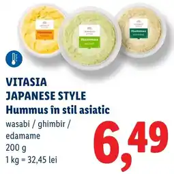 Lidl VITASIA JAPANESE STYLE Hummus în stil asiatic Ofertă
