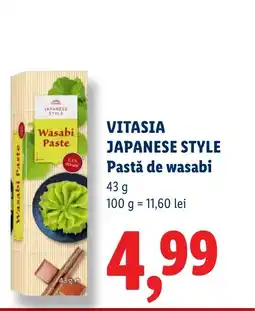 Lidl VITASIA JAPANESE STYLE Pastă de wasabi Ofertă