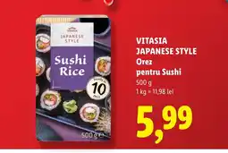 Lidl VITASIA JAPANESE STYLE Orez pentru Sushi Ofertă