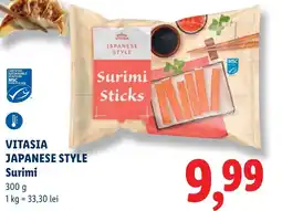 Lidl VITASIA JAPANESE STYLE Surimi Ofertă