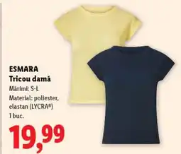 Lidl ESMARA Tricou damǎ Ofertă