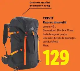Lidl CRIVIT Rucsac drumeţii Ofertă