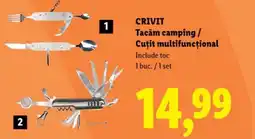 Lidl CRIVIT Tacam camping/ Cuțit multifuncțional Ofertă
