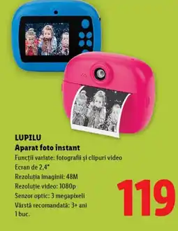 Lidl LUPILU Aparat foto instant Ofertă