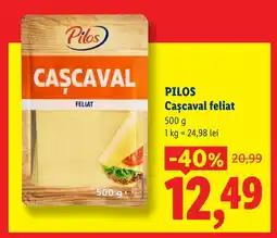 Lidl PILOS Cascaval feliat Ofertă