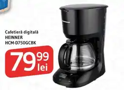 Supeco Cafetieră digitalǎ HEINNER HCM-D750GCBK Ofertă