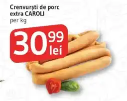 Supeco Crenvursti de porc extra CAROLI Ofertă