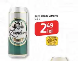 Supeco Bere blondǎ ZIMBRU Ofertă