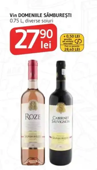 Supeco Vin DOMENIILE SÂMBUREŞTI Ofertă