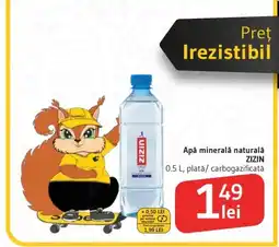 Supeco Apă minerală naturală ZIZIN Ofertă