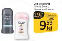 Supeco Deo stick DOVE Ofertă