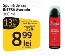 Supeco Spumă de ras INTESA Avocado Ofertă