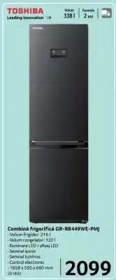 Selgros Combină frigorifică GR-RB449WE-PMJ Ofertă