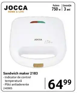 Selgros Sandwich maker 2183 Ofertă