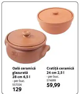 Selgros Cratită ceramică Ofertă