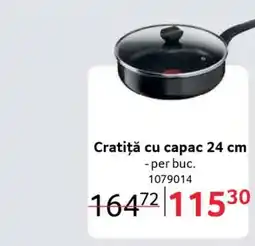 Selgros Cratiță cu capac 24 cm Ofertă