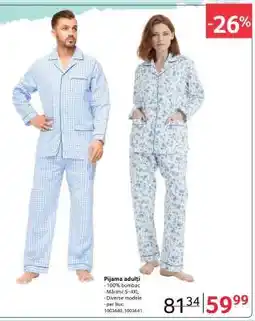 Selgros Pijama adulți Ofertă