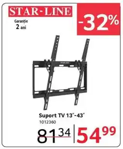 Selgros Suport TV 13”-43” Ofertă