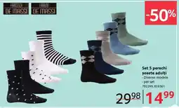 Selgros Set 5 perechi șosete adulți Ofertă
