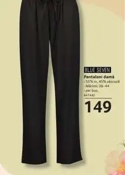 Selgros BLUE SEVEN Pantaloni damă Ofertă
