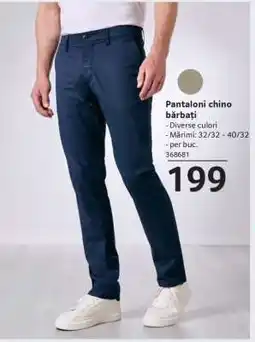 Selgros Pantaloni Chino, bărbați Ofertă