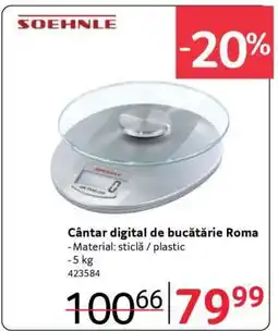 Selgros Cântar digital de bucătărie Roma Ofertă