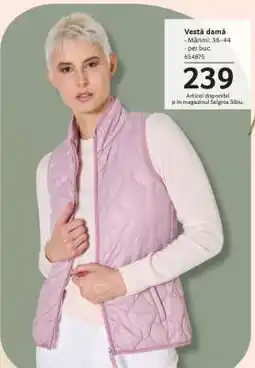 Selgros Vestă damă Ofertă