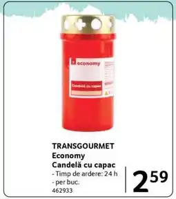 Selgros TRANSGOURMET Economy Candelă cu capac Ofertă