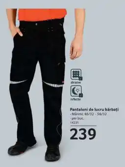 Selgros Pantaloni de lucru, bărbați Ofertă