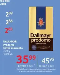 Selgros DALLMAYR Prodomo Cafea măcinată Ofertă