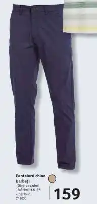 Selgros Pantaloni Chino, bărbați Ofertă