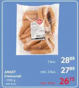 Selgros ANGST Crenvurști Ofertă