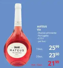 Selgros MATEUS Vin Ofertă