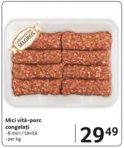 Selgros Mici vită-porc congelați Ofertă