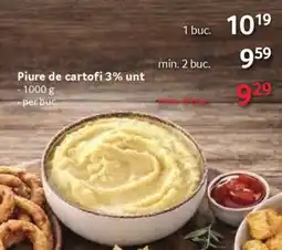 Selgros Piure de cartofi 3% unt Ofertă