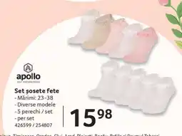 Selgros Set șosete fete Ofertă